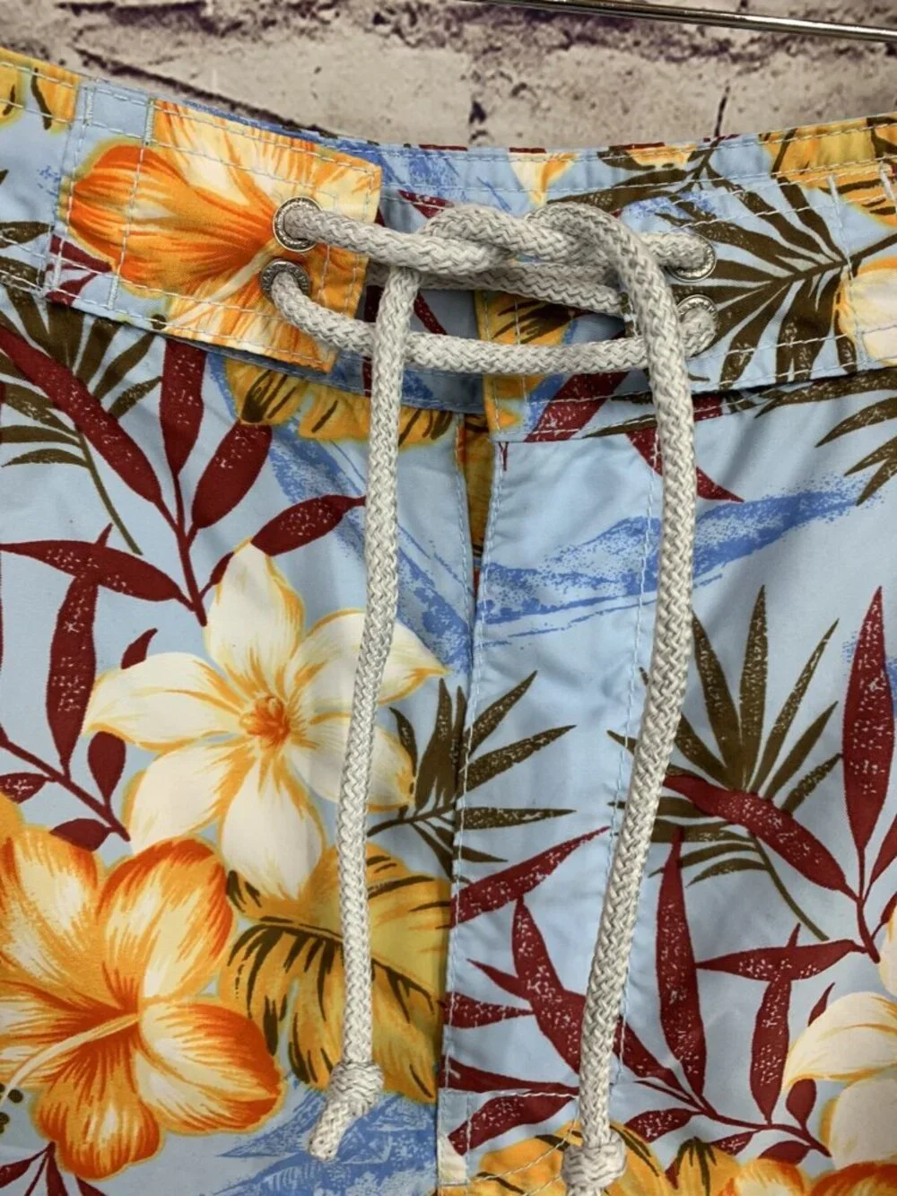 Banana Republic Blue Yellow Floral Board Shorts